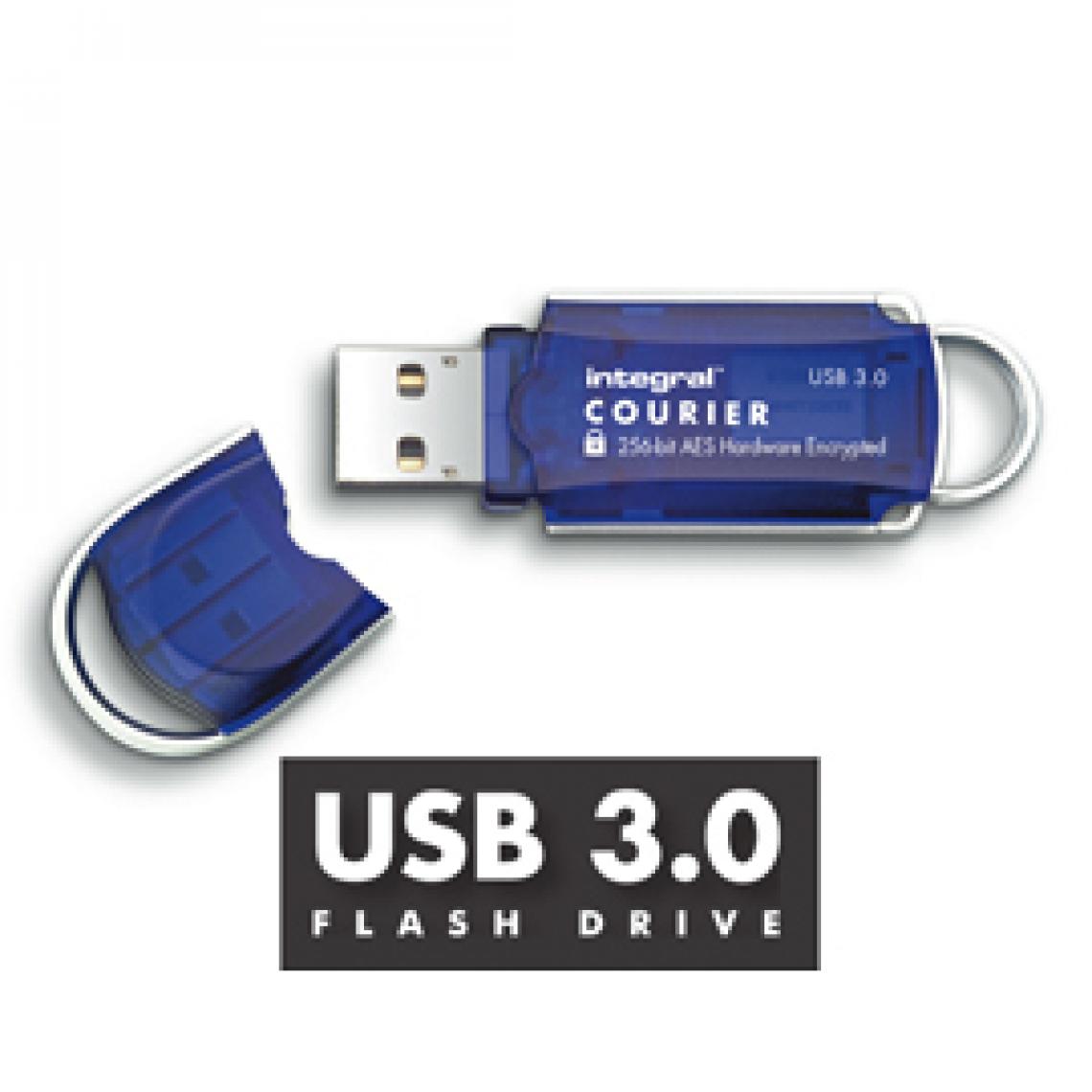 Integral - Integral Courier FIPS 197 Encrypted USB 3.0 - Clés USB