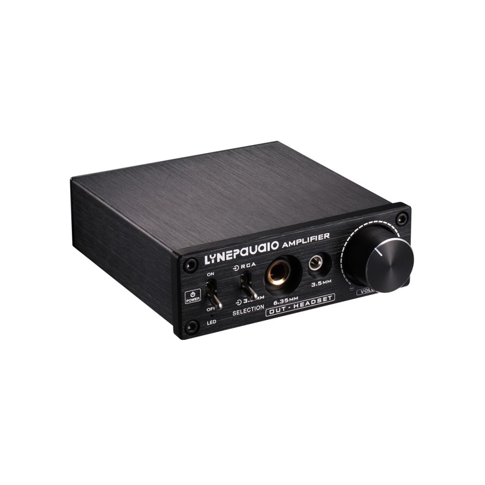Wewoo - Ampli LINEPAUDIO B899 Amplificateur de signal stéréo pré-étage casque double source sonore sortie 2 en 3 avec contrôle du volume (Noir) - Ampli