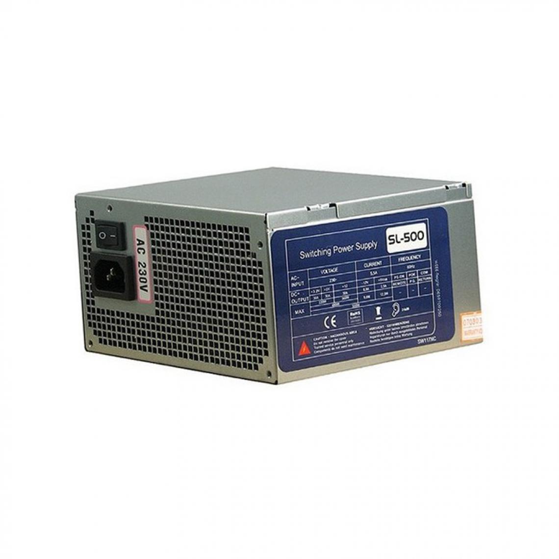 Inter-Tech - Alimentation PC Inter-Tech SL-500 SW117XC 500W ATX Power Supply SATA Molex - Alimentation modulaire