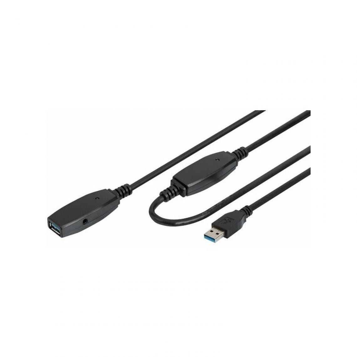 Digitus - DIGITUS Câble de rallonge actif USB 3.0, 15,0 m () - Hub
