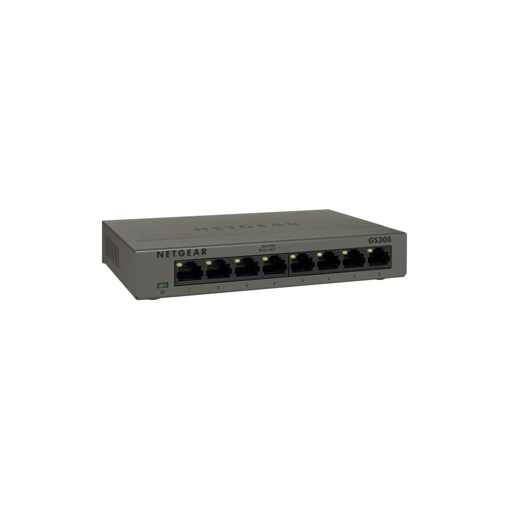 Netgear - ABI DIFFUSION Netgear GS308 switch 8 ports 10/100/1000 métal - Switch