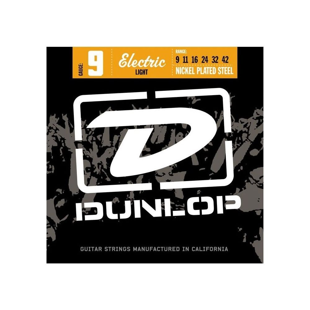 Dunlop - Dunlop Light 9-42 - Jeu guitare électrique - Accessoires instruments à cordes