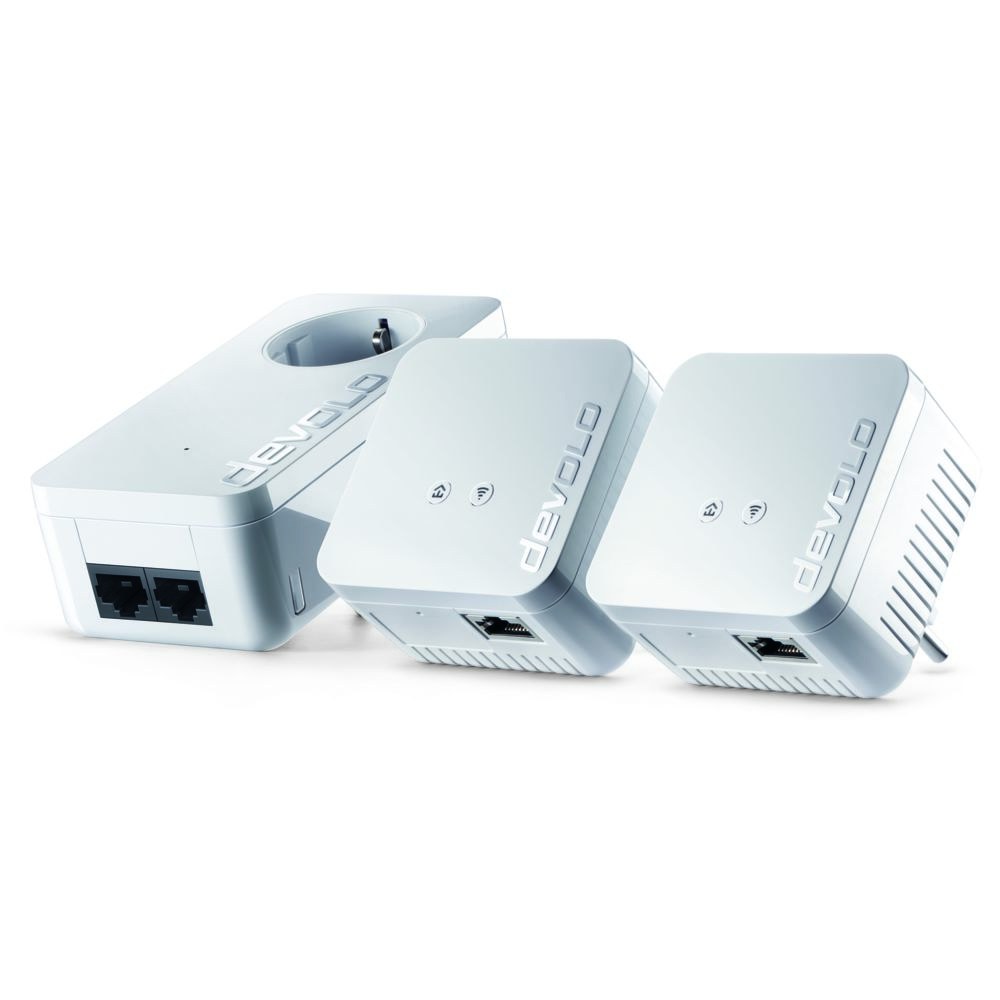 Devolo - Devolo dLAN 550 WiFi Network Kit 500 Mbit/s Ethernet/LAN Blanc 3 pièce(s) - CPL Courant Porteur en Ligne
