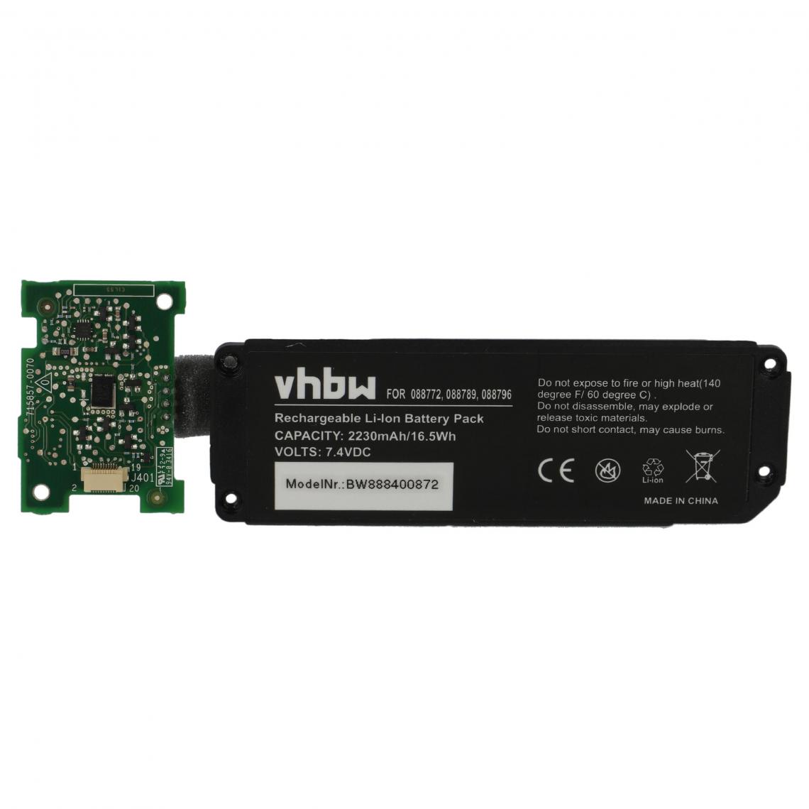 Vhbw - vhbw Batterie compatible avec Bose Soundlink Mini 2 enceinte, haut-parleurs - Avec circuit imprimé (2 230mAh, 7,4V, Li-ion) - Accessoires enceintes