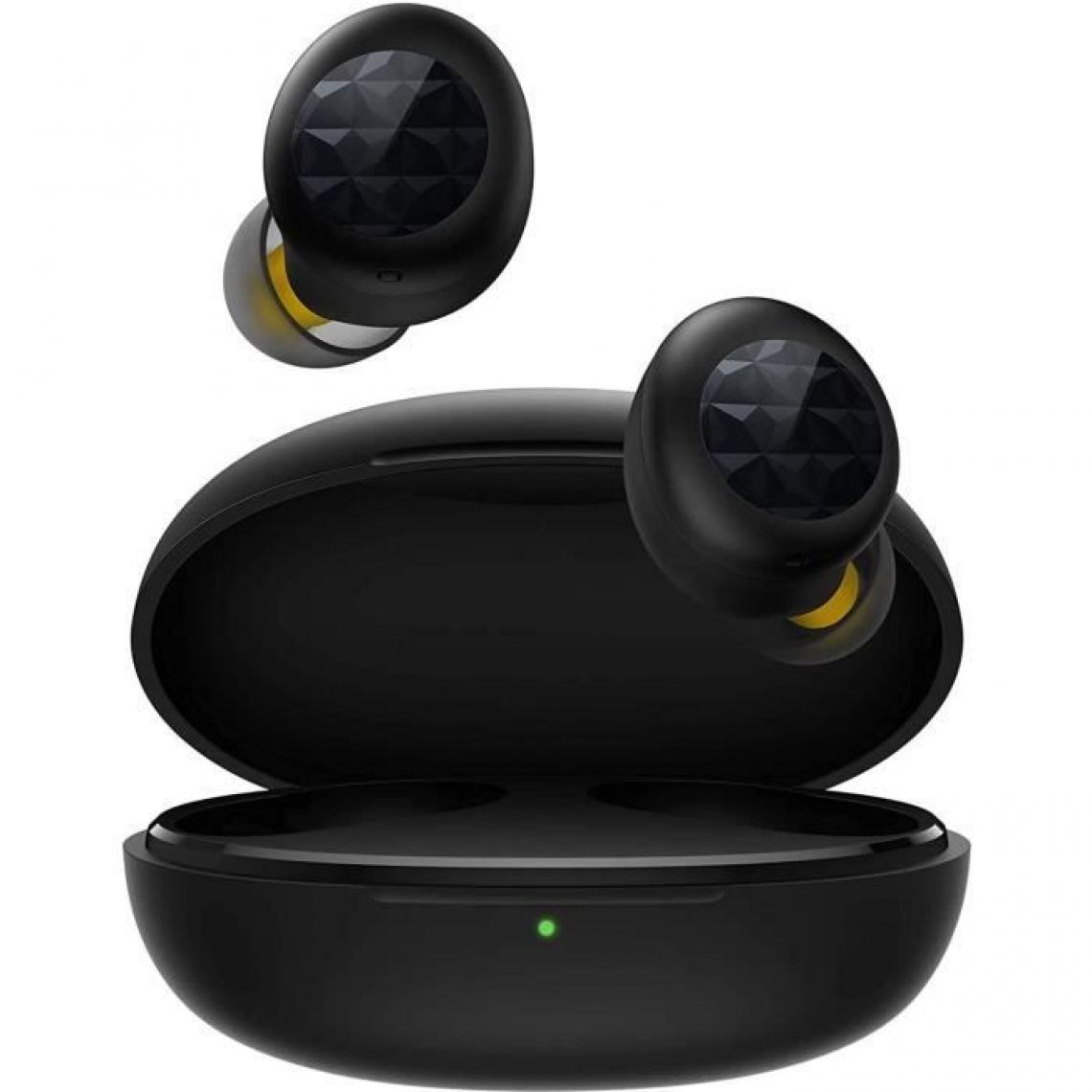 Realme - REALME BUDS Q2 - Ecouteurs Bluetooth - 20h de lecture - Réduction de bruit - Mode jeu - Résistant à l'eau IPX4 - Noir - Ecouteurs intra-auriculaires
