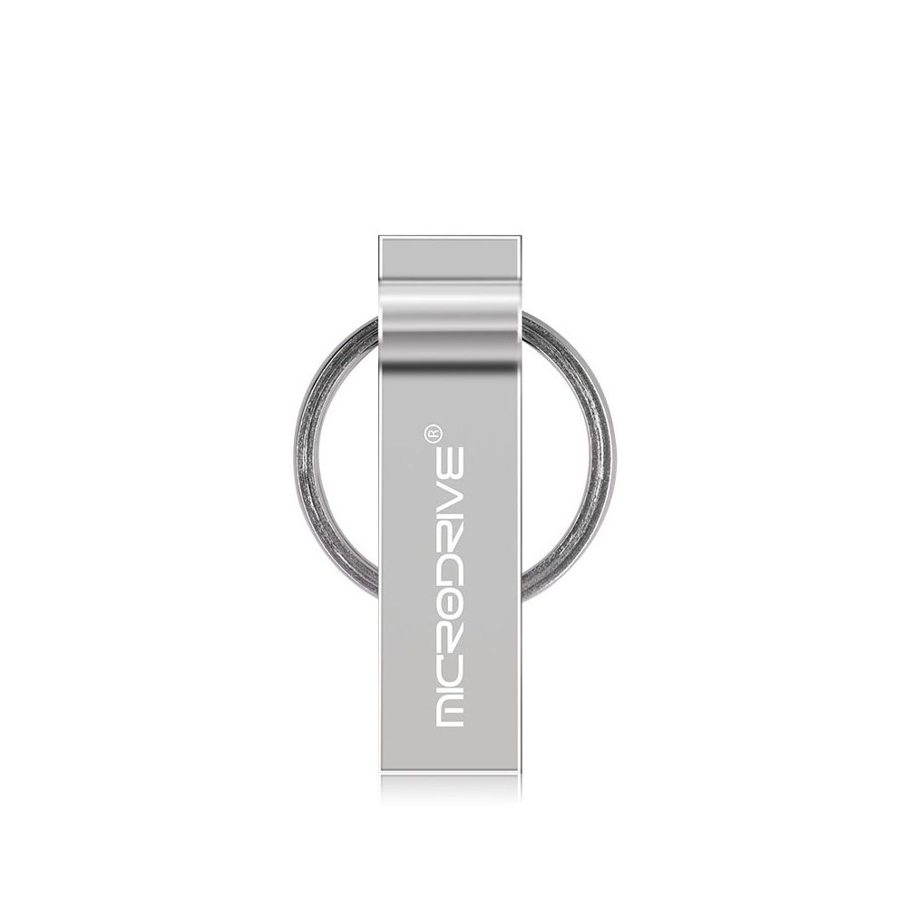 Wewoo - Clé USB Porte-clé en métal USB 2.0 MicroDrive 32 Go gris - Clés USB