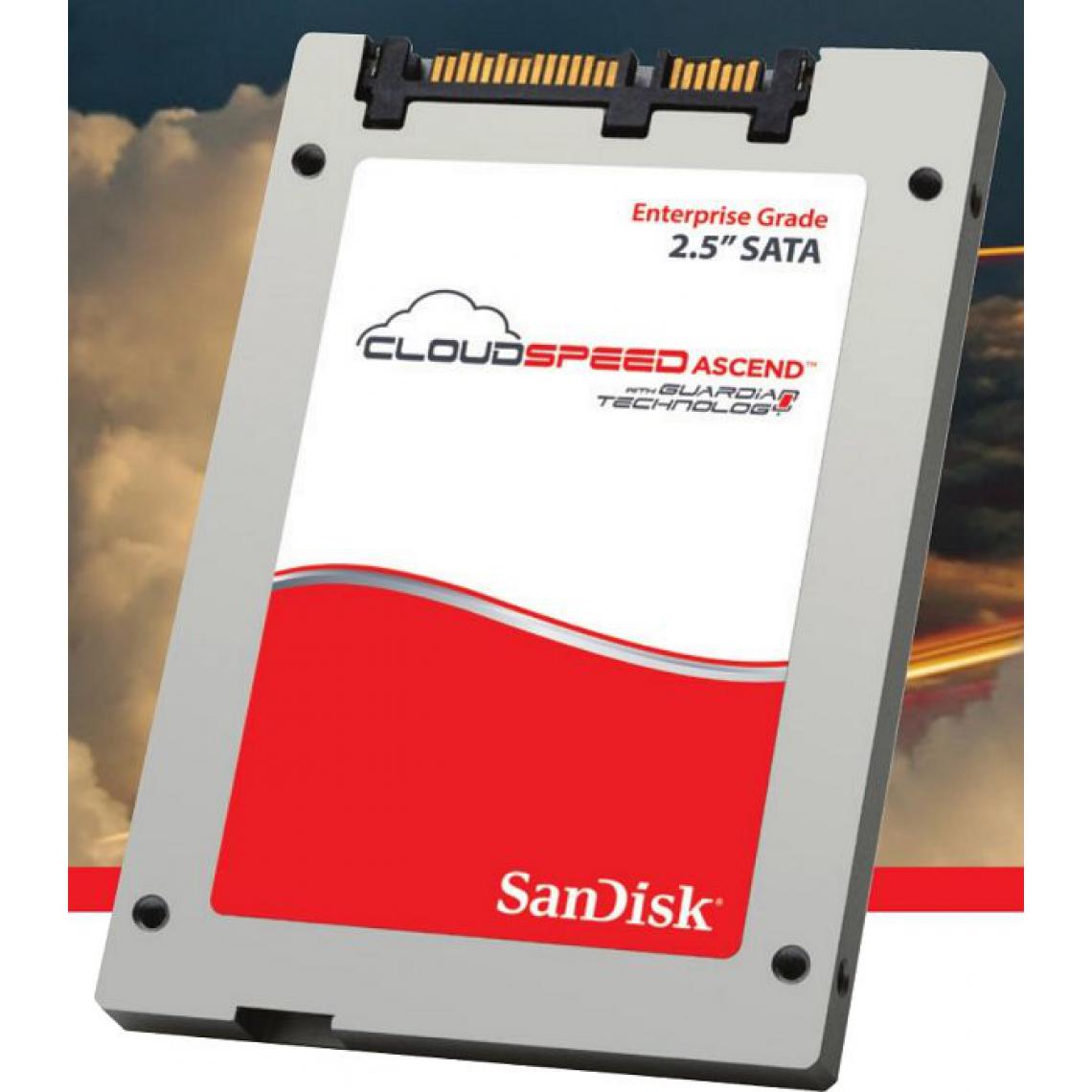 Sandisk - CloudSpeed Ascend SSD 240Go CloudSpeed Ascend SSD 240Go Enterprise 6,4cm 2,5 pouces SATA 6Go/s 19nm eMLC lecture intensive - SSD Interne
