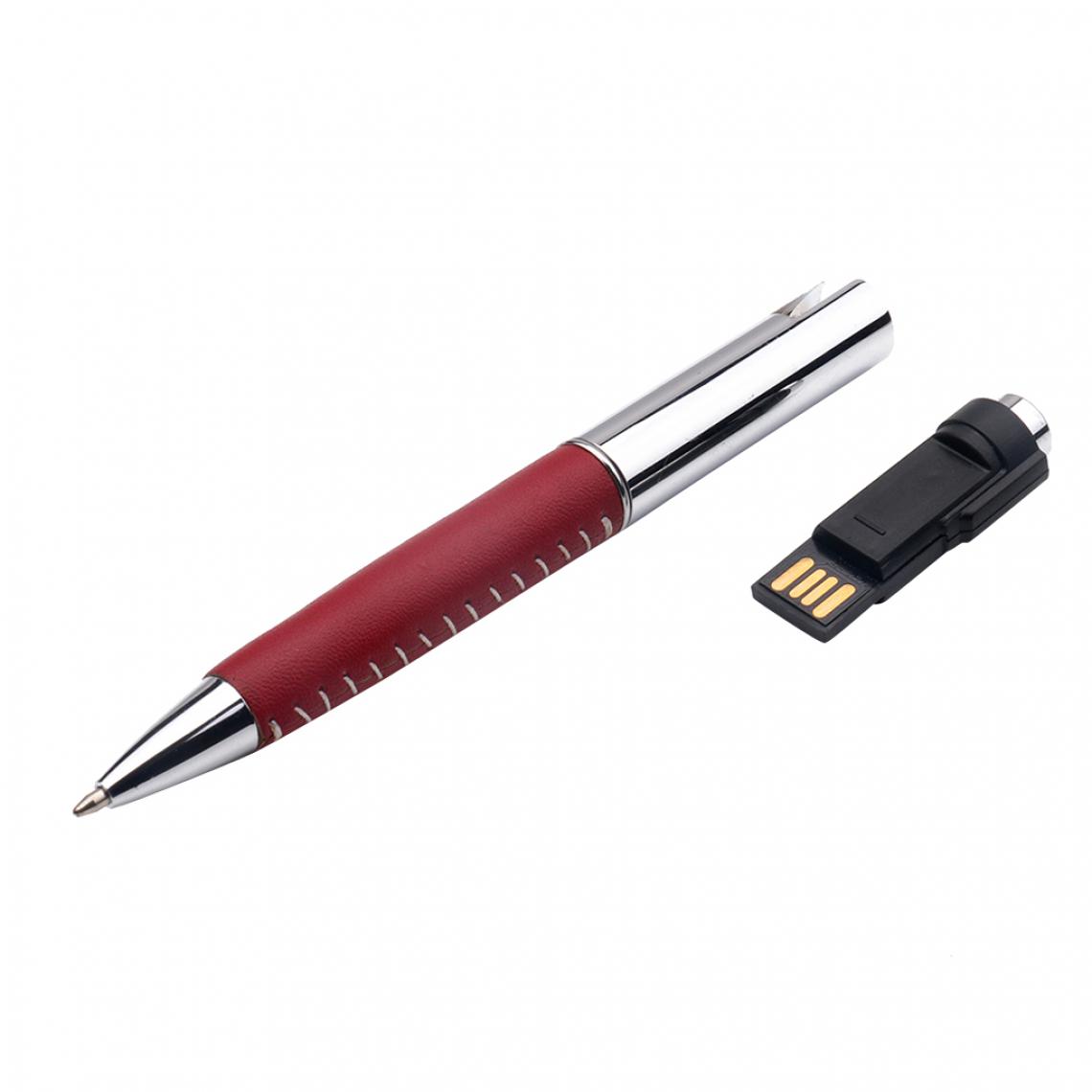 marque generique - stylo à bille rouge modèle usb 2.0 lecteur flash mémoire u disque pour ordinateur portable pc 32gb - Clés USB