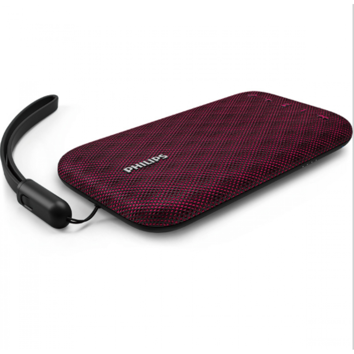 Chrono - Le haut-parleur Bluetooth sans fil Philips BT3900W est étanche et antichoc, avec sangle USB, microphone, fort et design(Violet) - Enceinte PC
