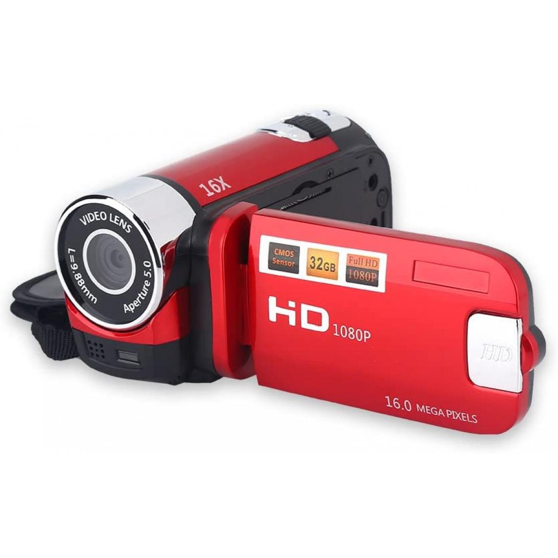Vendos85 - Caméscope numérique Full HD de 2,7 pouces 1280 x 960 noir + 1 micro SD 16 go - Accessoires caméra