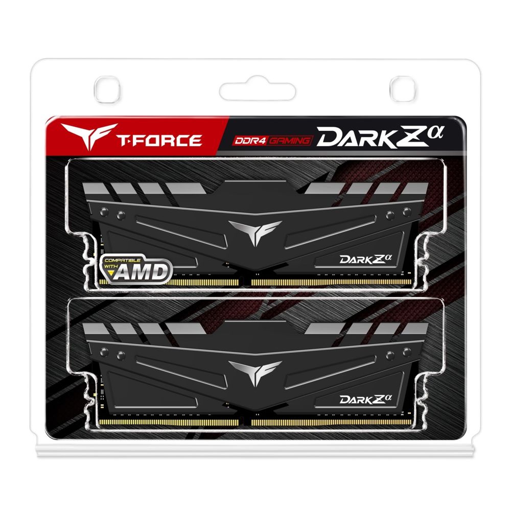 T-Force - Dark Zα - 2 x 16 Go - DDR4 3200 MHz - Noir - RAM PC Fixe