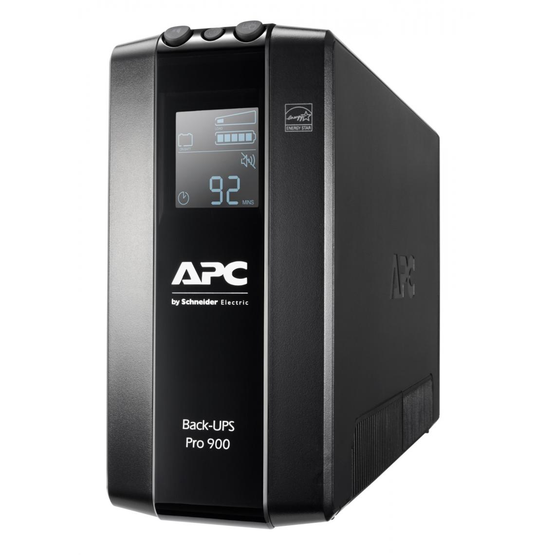 APC - Back UPS Pro BR 900VA AVR LCD Back UPS Pro BR 900VA 6 Outlets AVR LCD Interface - Onduleur