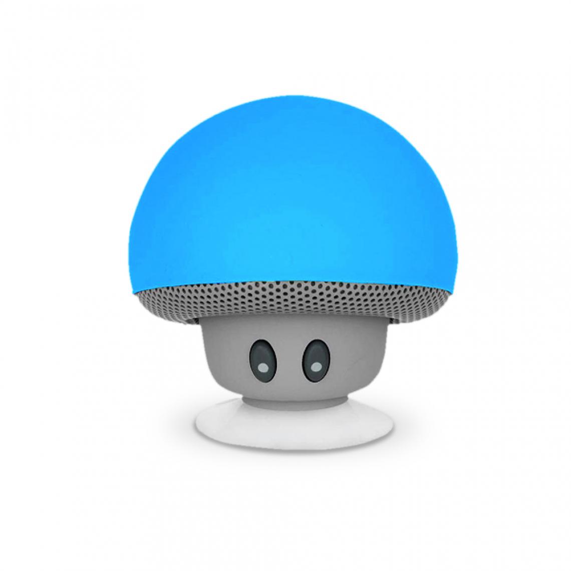 Mobility - Mob Enceinte multifonctions Mushroom Bleu - Enceinte PC