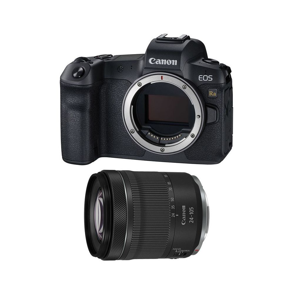Canon - PACK CANON EOS R + RF 24-105mm f/4-7.1 IS STM + bague EF-EOS R - Appareil Hybride