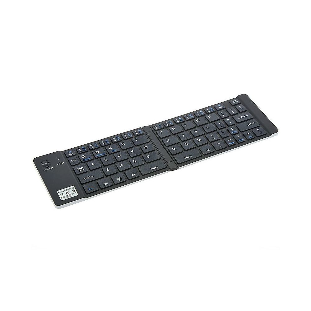 marque generique - Clavier Bluetooth Pliable iPhone iPad Tablet PC Smartphone iOS Android QWERTY - Clavier