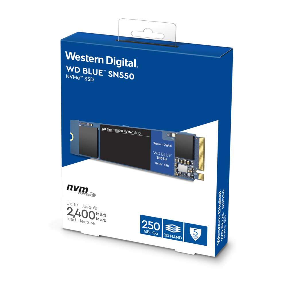 Western Digital - Disque SSD NVMe WD Blue SN550 Western Digital - SSD Interne
