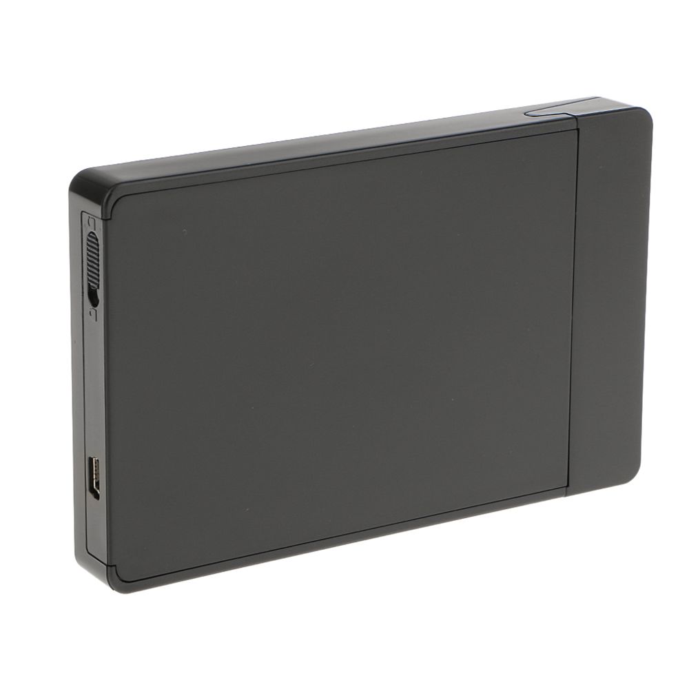 marque generique - Mini USB2.0 SATA 2.5 ""SSD HDD Boîtier De Disque Dur Portable Disk Case Black - Boitier PC