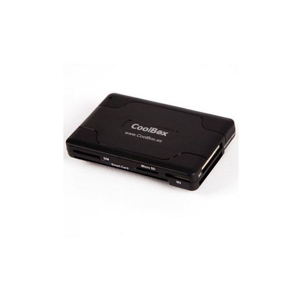 Coolbox - Lecteur de Cartes Intelligentes CoolBox CRE-065 USB 2.0 Noir - Lecteur carte mémoire
