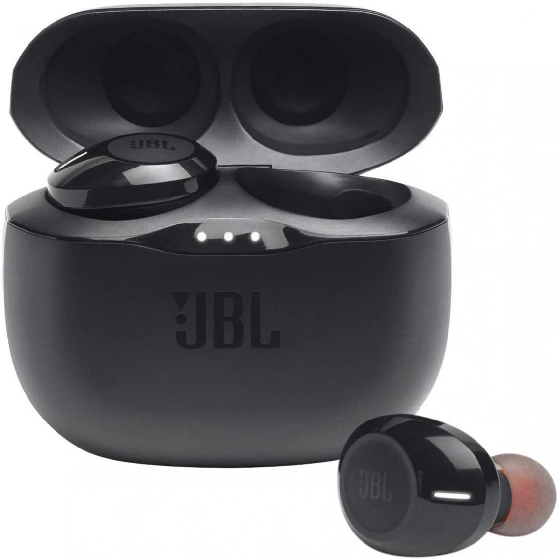 Chrono - JBL TUNE 125TWS – Écouteurs intra-auriculaires sans fil – Bluetooth – Autonomie jusqu'à 32 heures avec l'étui de recharge(Noir) - Ecouteurs intra-auriculaires