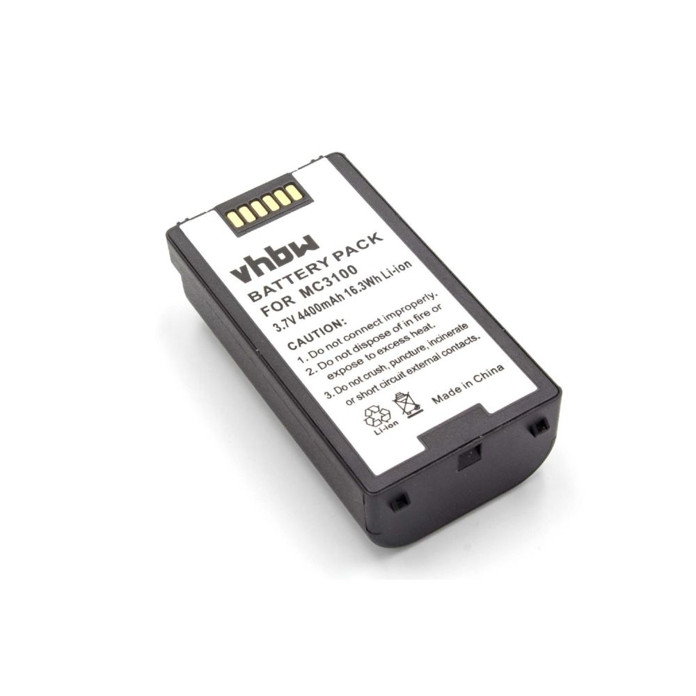 Vhbw - vhbw Batterie 4400mAh (3.7V) pour scanner Symbol MC3100 MC3190 MC3190G MC3190-G remplace 82-127909-02, BTRY-MC31KAB02. - Caméras Sportives