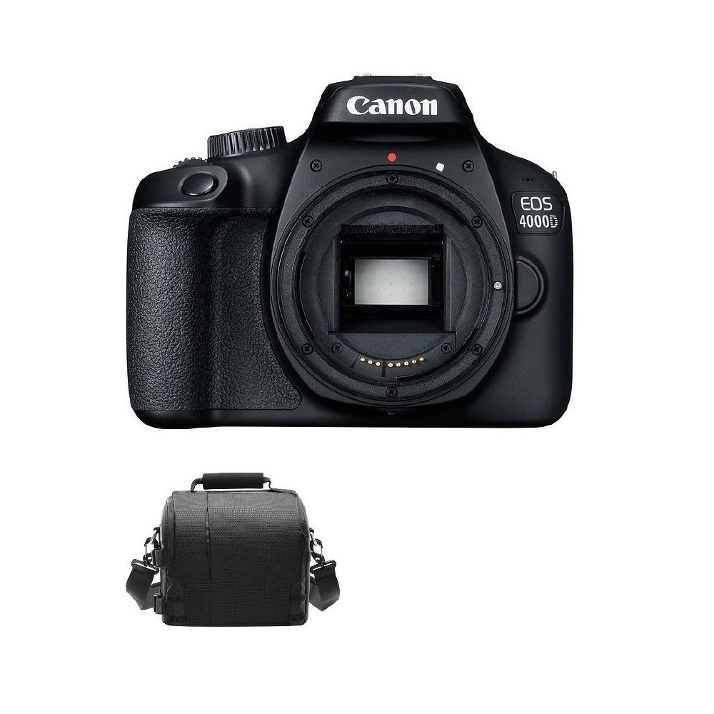 Canon - CANON EOS 4000D Body Black + camera Bag - Reflex Grand Public
