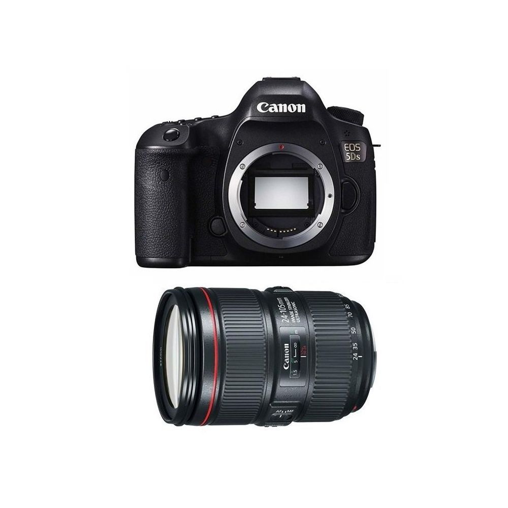 Canon - CANON EOS 5DS + EF 24-105mm F4L IS II USM - Reflex Grand Public