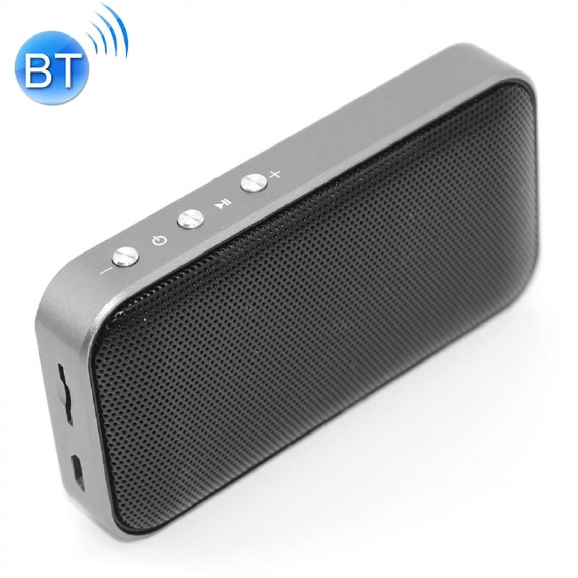Wewoo - Enceinte Bluetooth BT209 Mini haut-parleur sans fil ultra-mince portatif d'extérieurcarte Micro SD et appel mains libres Noir - Enceintes Hifi