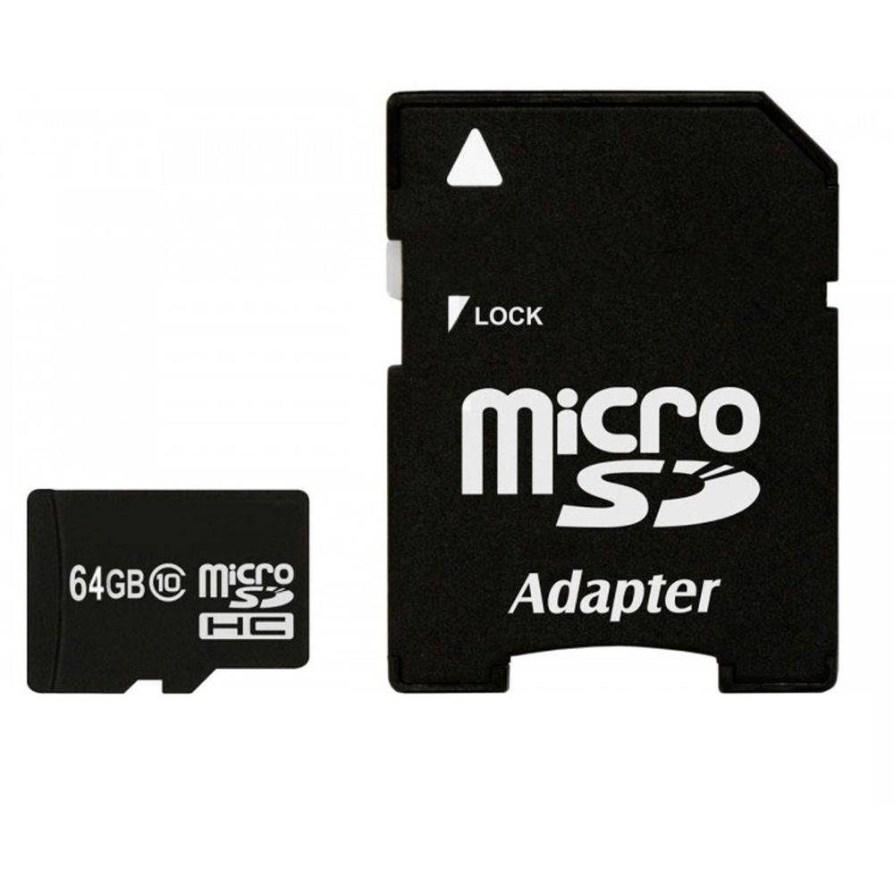 Avizar - Carte Micro SD 64go Class 10 + adaptateur SD - Carte mémoire Maxflash - Accessoires Boitier PC