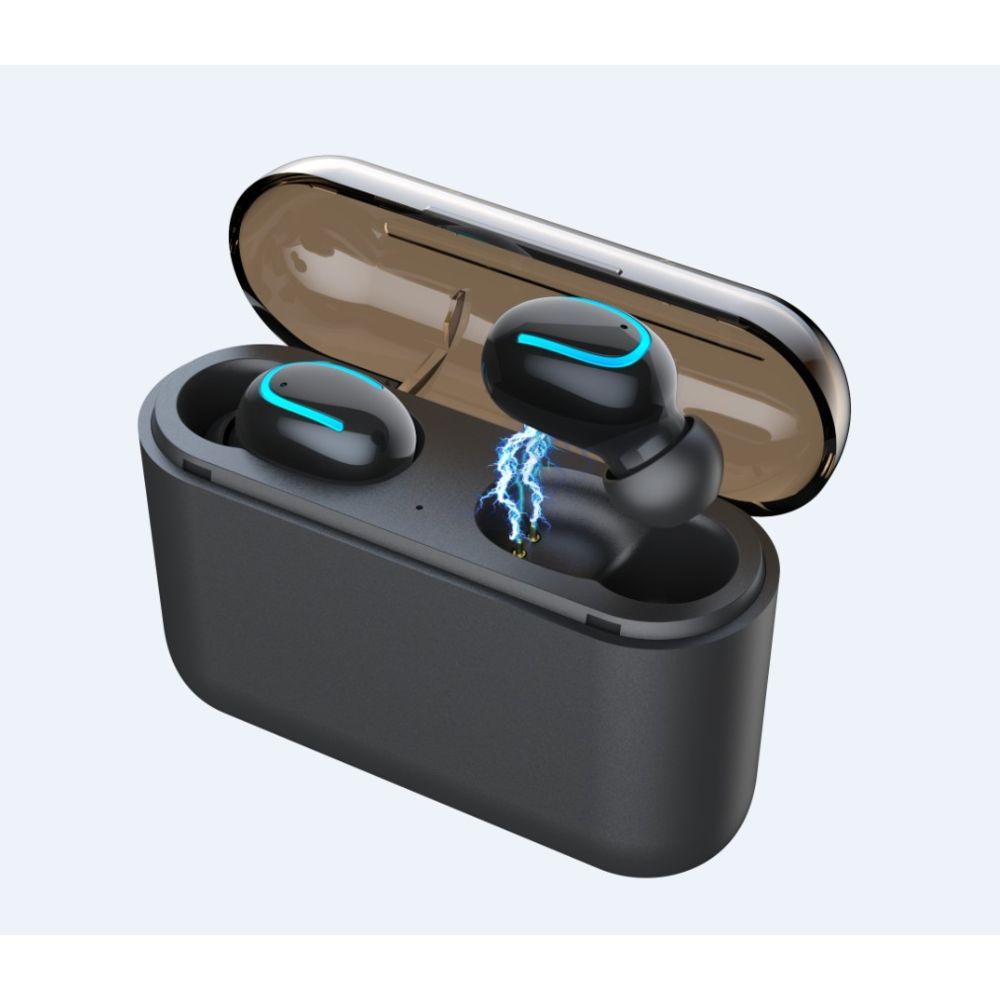 marque generique - TWS Écouteurs Casque Sans Fil Bluetooth Binauraux Intra-Auriculaires Avec le Boîtier de Chargement - Casque