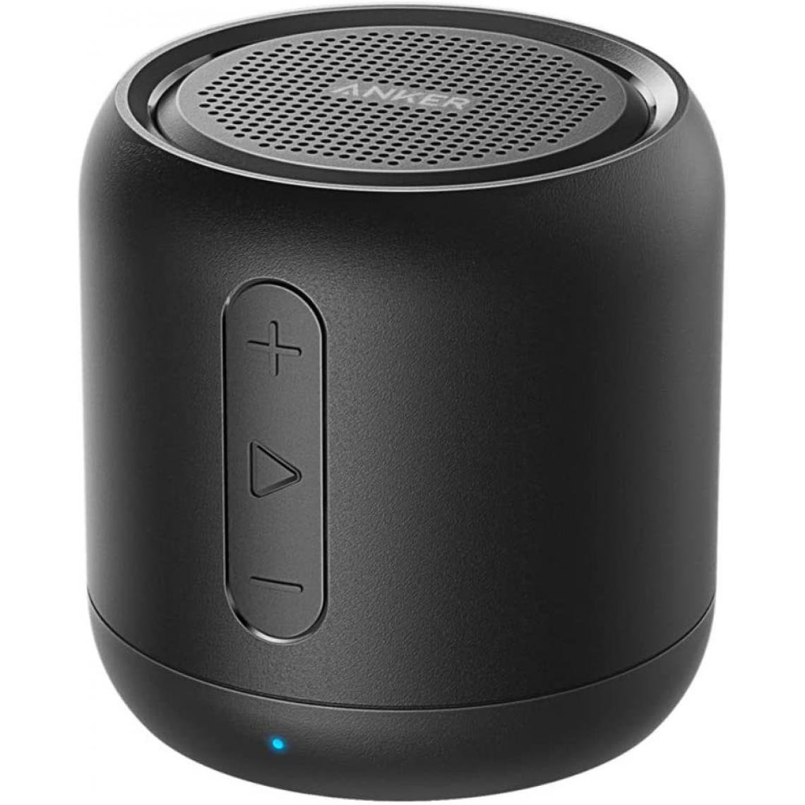 Chrono - Anker SoundCore mini Enceinte Bluetooth Portable - Haut Parleur avec Autonomie de 15 Heures, Portée Bluetooth de 20 Mètres, Port Micro SD, Micro et Basses Renforcées,Noir - Enceintes Hifi