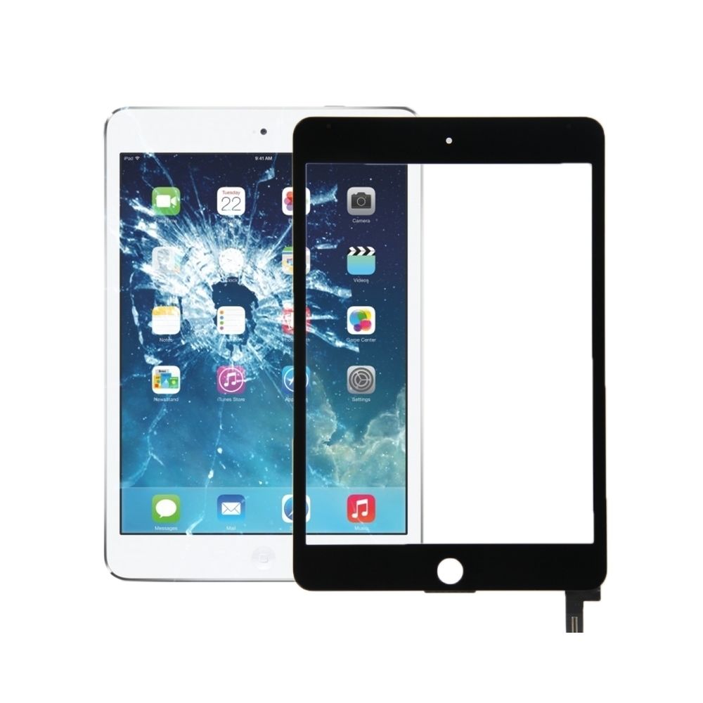 Wewoo - Noir pour iPad mini 4 pièce détachée Écran tactile - Accessoires et Pièces Détachées
