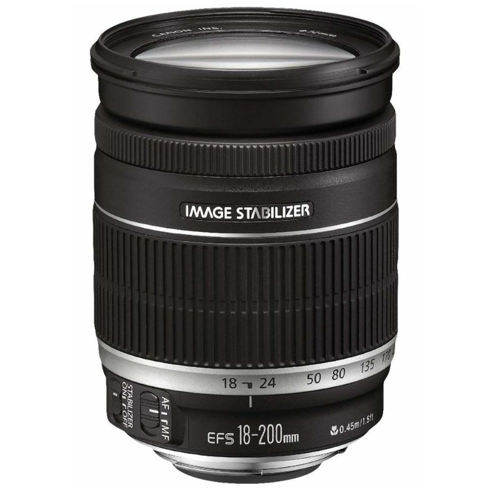Canon - CANON EF-S 18-200mm F3.5-5.6 IS (White Box) - Objectif Photo