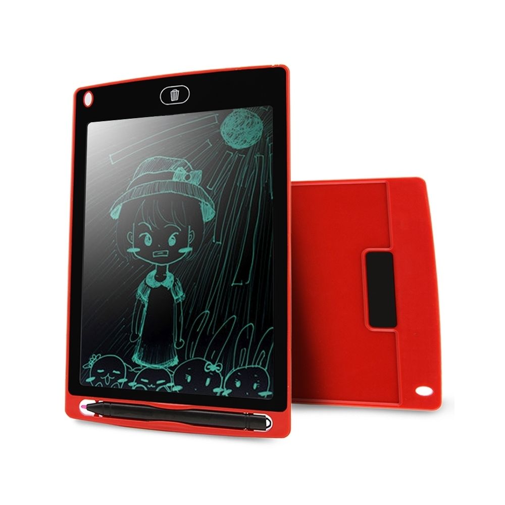 Wewoo - Tablette graphique rouge Portable 8.5 pouces LCD Écriture Dessin Graffiti Électronique Pad Message Conseil Papier Brouillon avec Stylo, CE / FCC / RoHS Certifié - Tablette Graphique