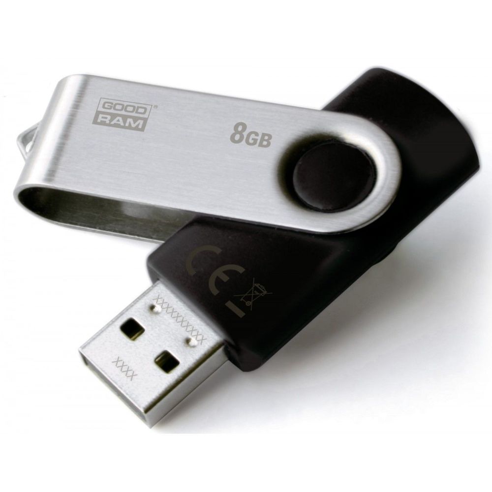 Goodram - Clé USB GOODRAM TWISTER NOIR 2.0 8 GB - Clés USB