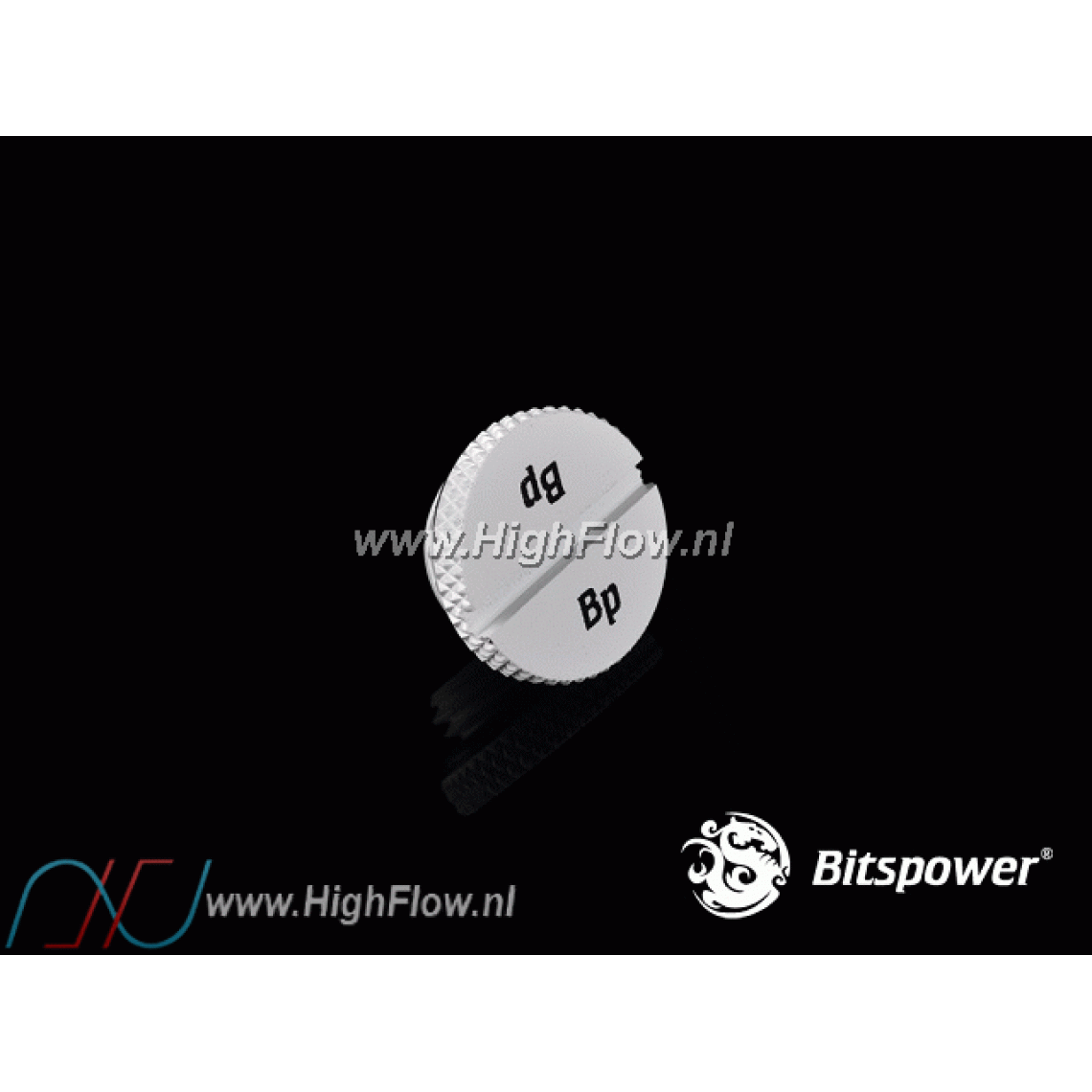 Bitspower - Bitspower bouchons d'étanchéité G1 / 4 pouces - blanc - Ventirad carte graphique