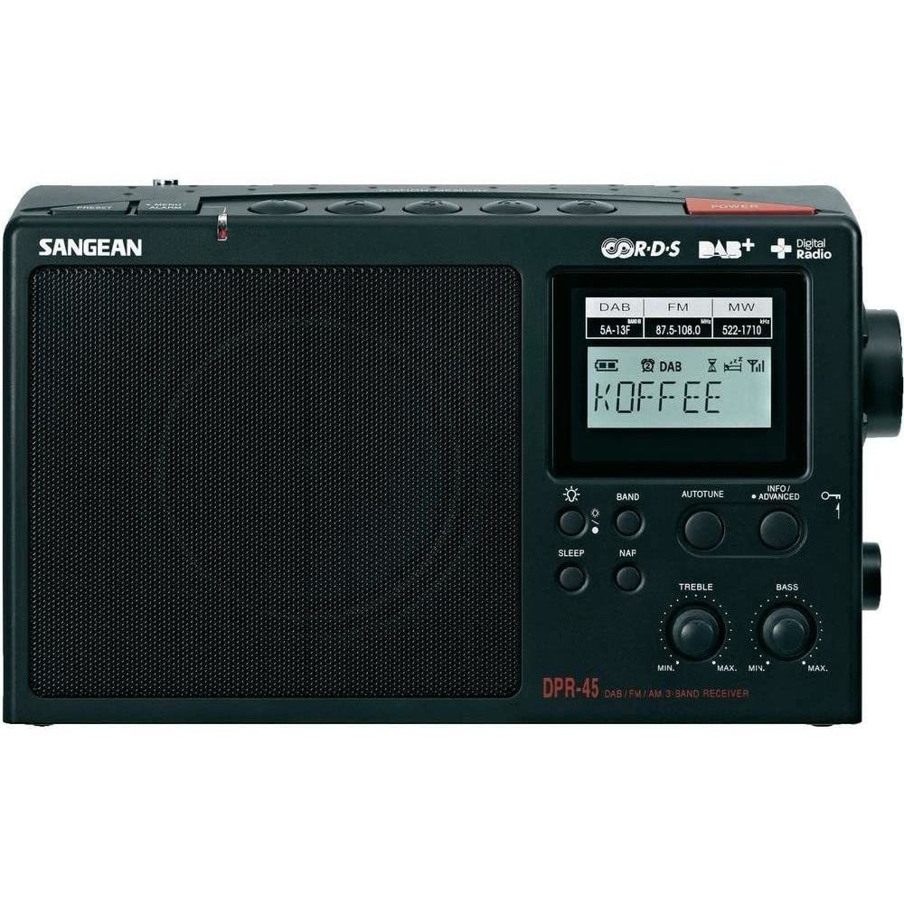 Sangean - Radio portable DAB DAB+ FM AM 1W noir - Radio