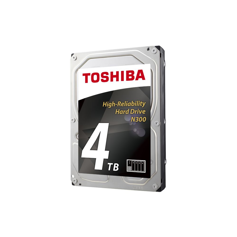 Toshiba - Disque dur 3.5 N300 4 To 7200rpm 128 Mo Bulk - Disque Dur interne