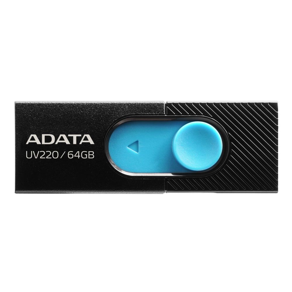 Adata - ADATA UV220 lecteur USB flash 64 Go USB Type-A 2.0 Noir, Bleu - Clés USB
