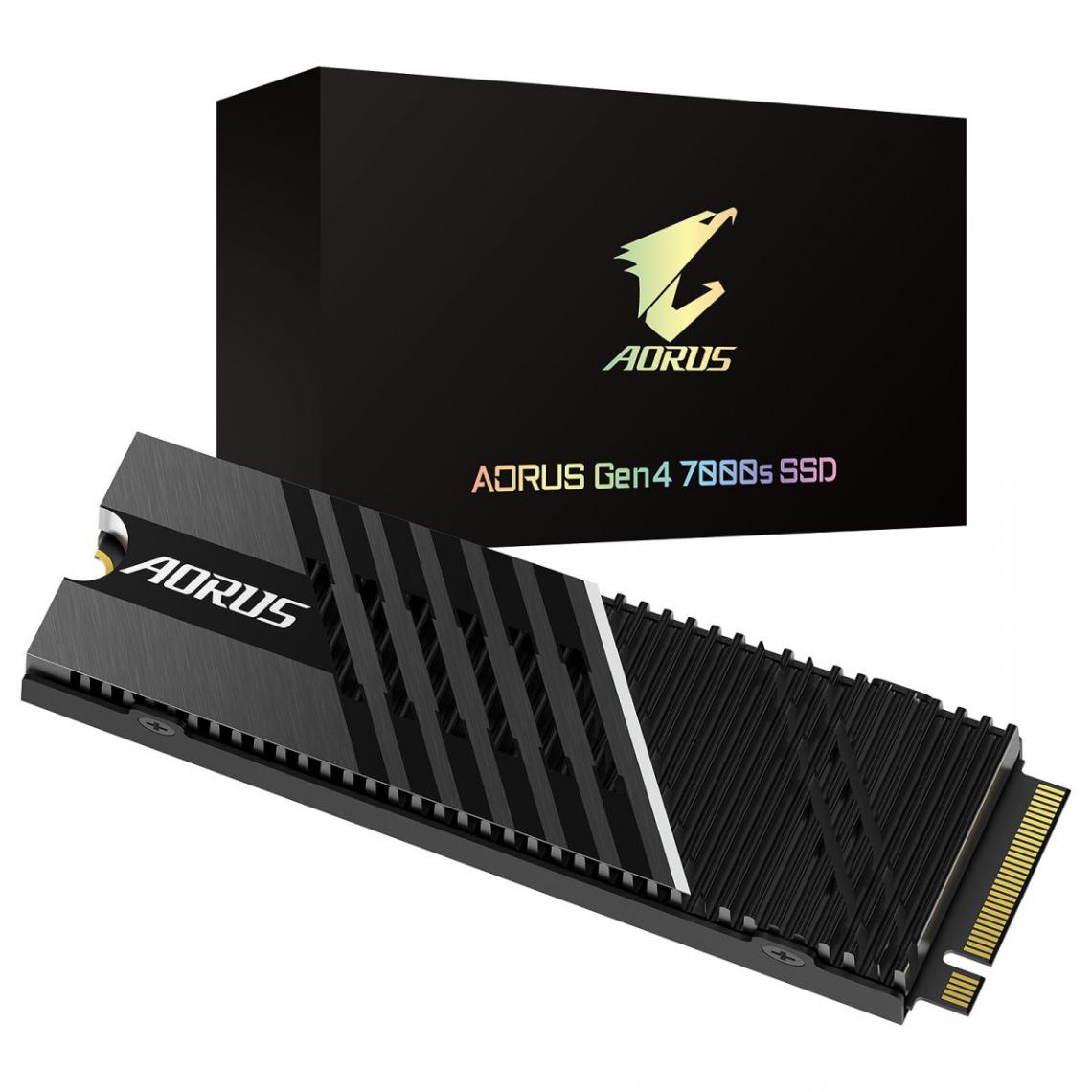 Gigabyte - Aorus Gen4 7000s 1To - M.2 2280 - PCIe 4.0x4 NVMe 1.4 - SSD Interne