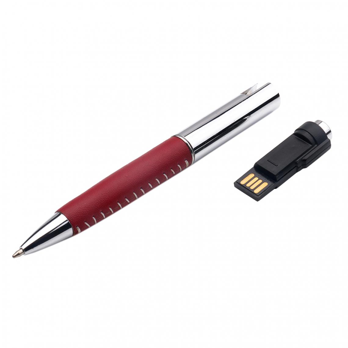 marque generique - stylo bille rouge modèle usb 2.0 lecteur flash mémoire u disque pour ordinateur portable 16gb - Clés USB