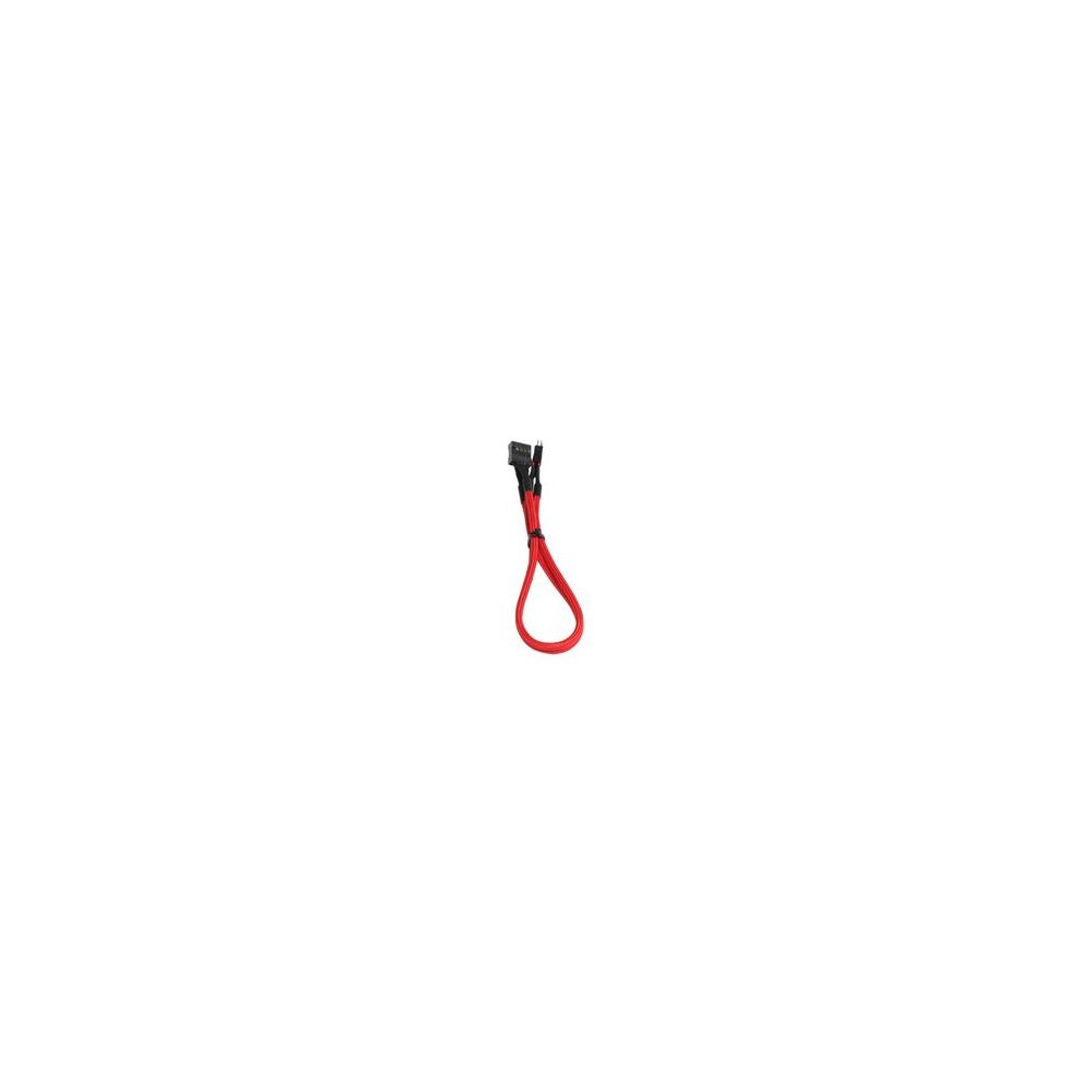 Bitfenix - Câble rallonge Alchemy USB - 30 cm - gaines Rouge/Noir - Câble tuning PC