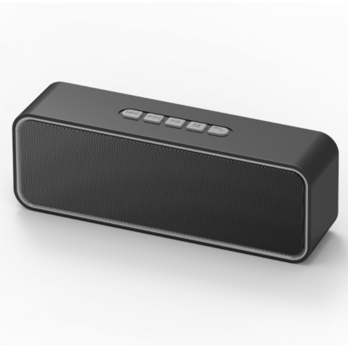 Chrono - Haut-parleur Bluetooth sans fil, haut-parleur portable Bluetooth 5.0 avec double basse, stéréo 3D, radio FM, fonction mains libres, batterie intégrée de 1500 mAh, 15 heures de lecture(Gris) - Enceintes Hifi