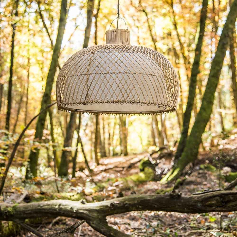 Wanda Collection - Lampe suspension en osier 59 cm - Lampes à poser