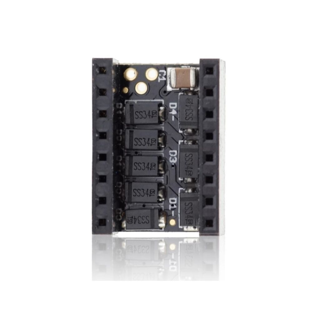 Wewoo - Composants Arduino LDTR-WG0191 Ultra Silencieux Protecteur Plug Type Moteur Pas À Pas Pilote Plus Lisse Stepstick Pour Imprimante 3D - Accessoires alimentation