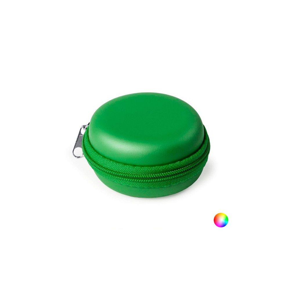 Totalcadeau - Etui de rangement circulaire pour clés USB - Porte clef Couleur - Vert - Clés USB