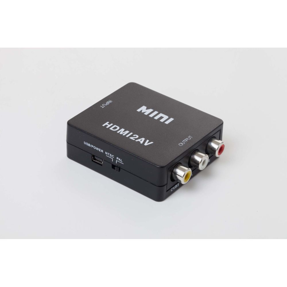 Vhbw - vhbw Adaptateur HDMI vers cinch, 3RCA AV convertisseur audio et vidéo noir - Accessoires alimentation
