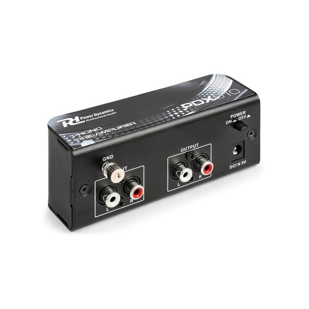 Power Dynamics - Power Dynamics PDX010 Pré-amplificateur pré-ampli stéréo pour ligne phono Power Dynamics - Ampli