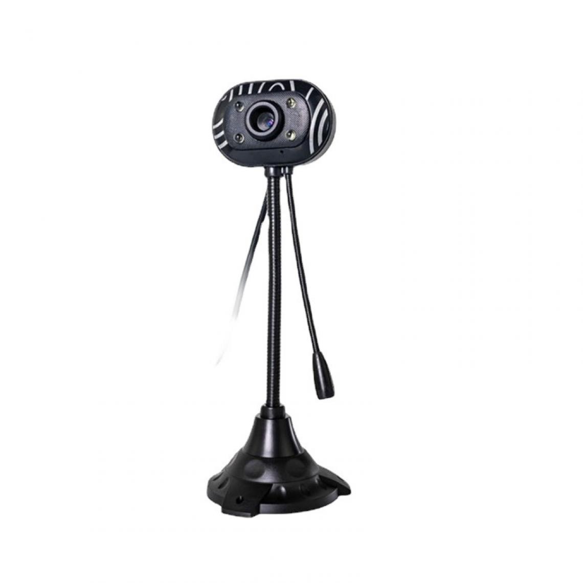Generic - Caméra Web HD USB avec lumière d'appoint Microphone Vidéo Réseau Enseignement Ordinateur de bureau Accessoires pour ordinateur portable - Webcam