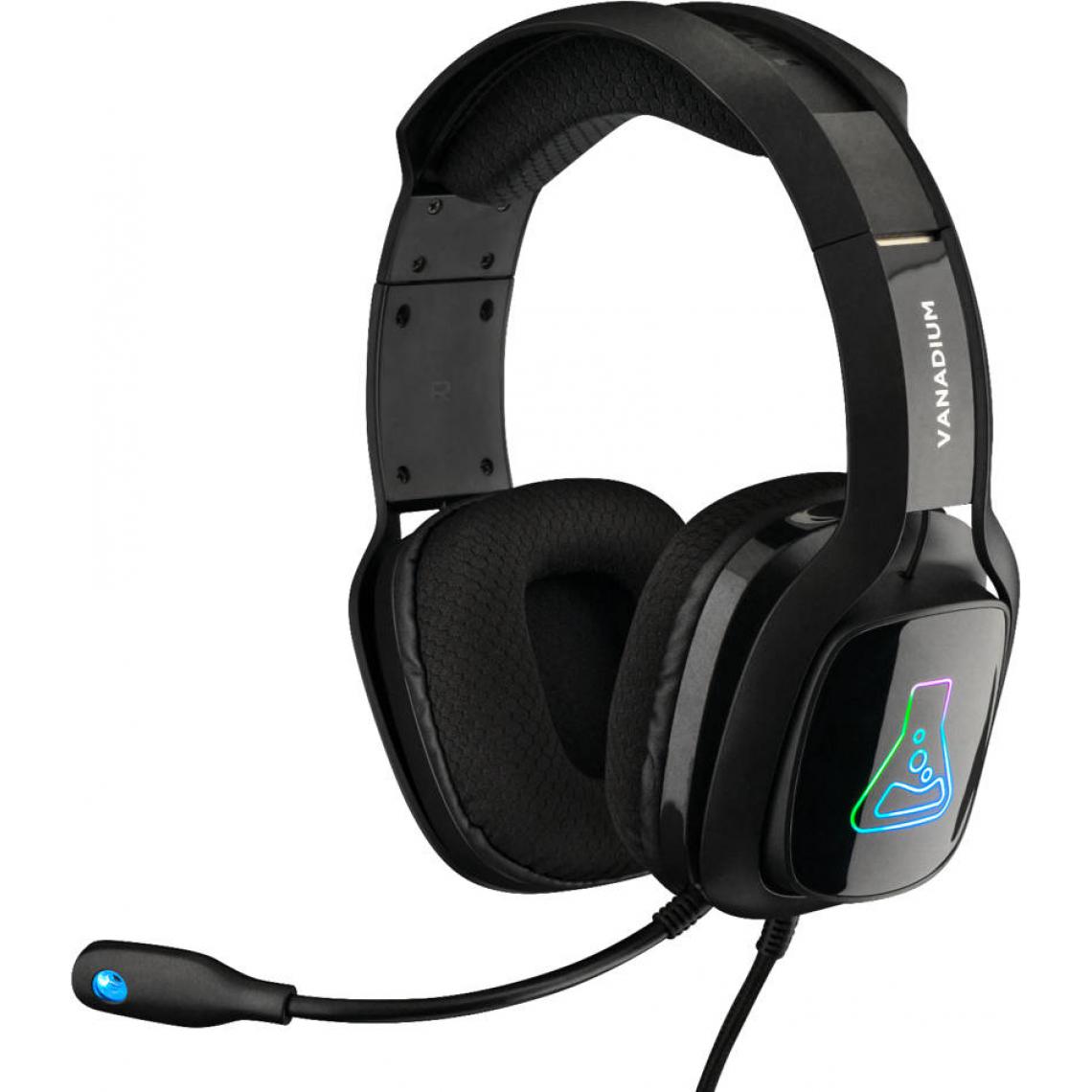 The G-Lab - Casque RGB Gaming - PC, PlayStation Xbox - Noir - Micro-Casque