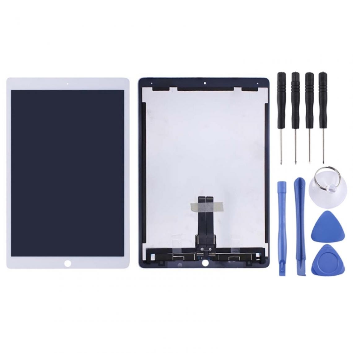 Wewoo - Pièce détachée Ecran Complet LCD Tactile + Numériseur iPad Pro 12,9 pouces A1670 A1671 (2017) (Blanc) - Accessoires et Pièces Détachées